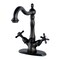 Kingston Brass Essex 2-Handle Bathroom Faucet W/Brass Pop-Up & Cover Plate, Bronze KS1435BEX - alternate 1